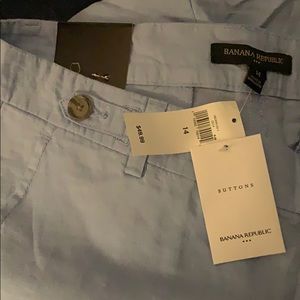 Banana Republic Capri/Cuffed Linen Pants, Size 14